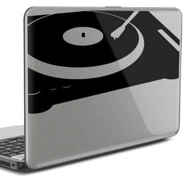 Dj asztali mixer laptop matrica - TenStickers
