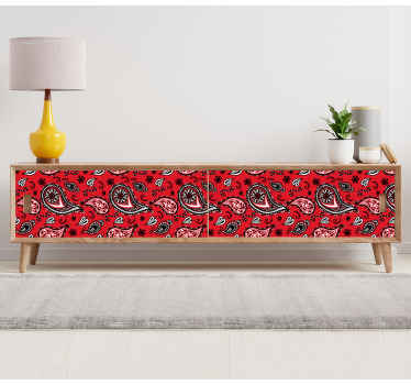 αυτοκόλλητο με σχέδιο καρδιών επίπλων - TenStickers