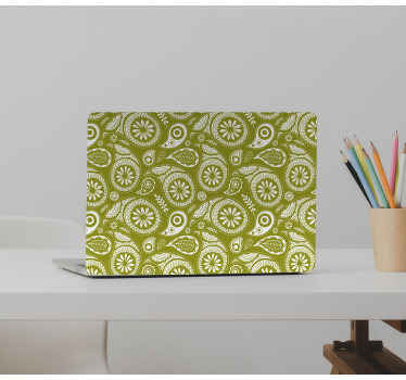 Kaki color design skin laptop - TenStickers