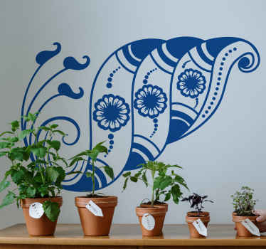 Süs kabuğu deniz yaşamı çıkartması - TenStickers