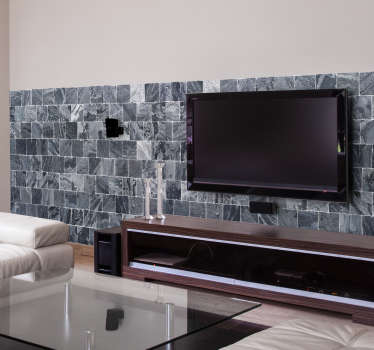 Friso decorativo padrão mármore - TenStickers