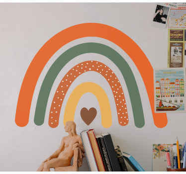 Aufkleber für die Wand Regenbogen in verschiedenen Farben - TenStickers