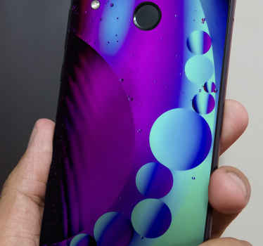 autocolante de círculos abstratos huawei - TenStickers