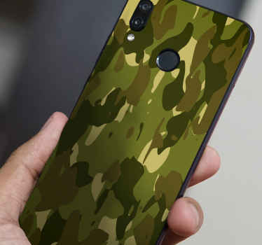 Sticker huawei Camuflaje verde - TenVinilo