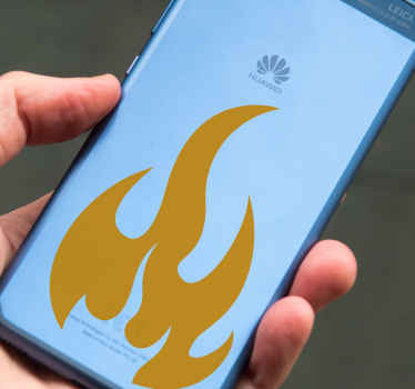 Sticker huawei Fuego monocolor - TenVinilo
