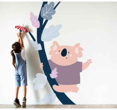 Autocolantes decorativos de animais diversos Escalada desenhou de - TenStickers