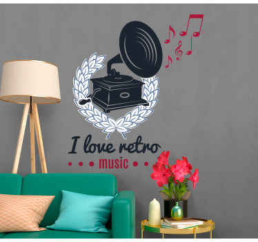 Silhouette microphone Teenage Wall decals - TenStickers