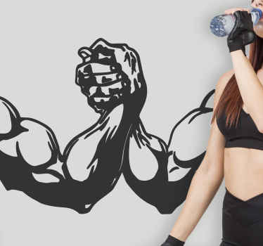 Sport Aufkleber Fitnessstudio-freunde - TenStickers