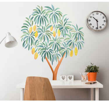 Wandtattoo Schlafzimmer Aquarell-baum-design - TenStickers