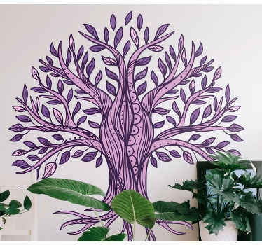 Original tree wall stickers for dining room - TenStickers