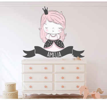 Autocolantes personalizáveis Princesa dos desenhos animados - TenStickers