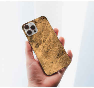 αυτοκόλλητο iphone καφέ μάρμαρο - TenStickers