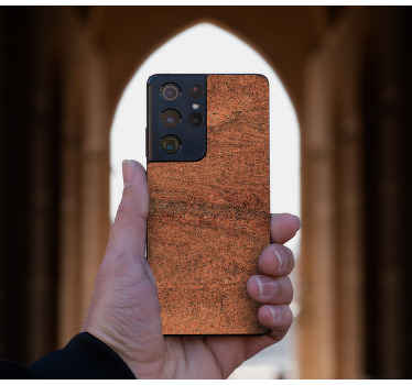 Samolepka samsung z hnědého mramoru - TenStickers