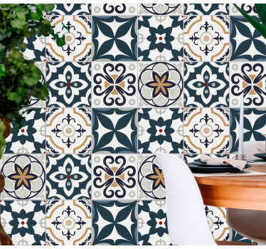 Készlet portugál csempe fal matrica - TenStickers