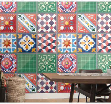 Forskellige cement design væg klistermærke - TenStickers