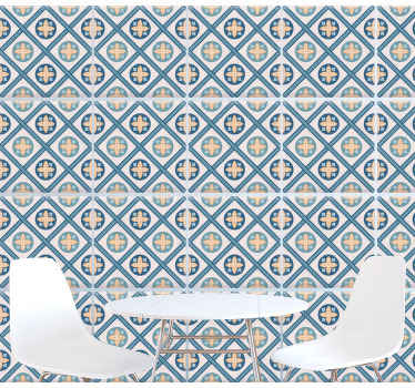 Bolero cement patterns wall stickers - TenStickers