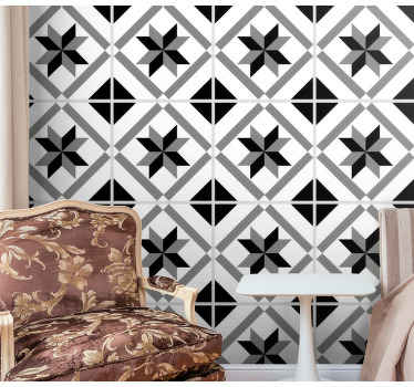 Diamond cement tiles sticker - TenStickers