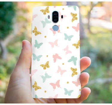 autocolante de lindas borboletas brilhantes huawei - TenStickers