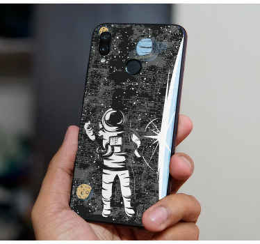 Nálepka astronaut ve hvězdném prostoru huawei - TenStickers