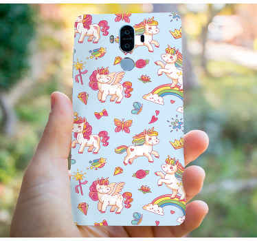 Söpö kuvio vauvan yksisarvisia Huawei tarrat - Tenstickers