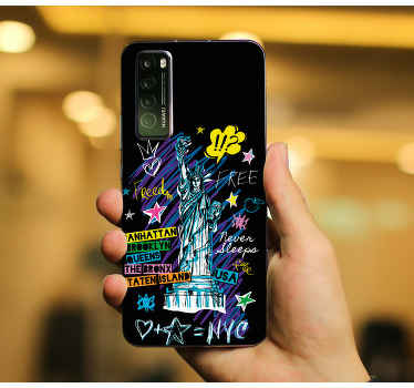 Original graffiti street design Huawei decal - TenStickers