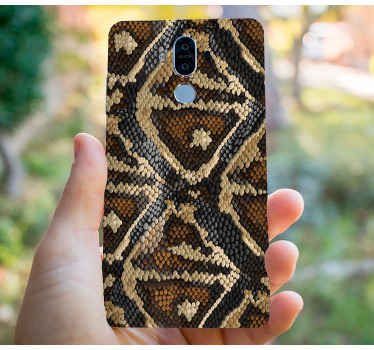 Desenho de textura de cobra autocolante huawei - TenStickers