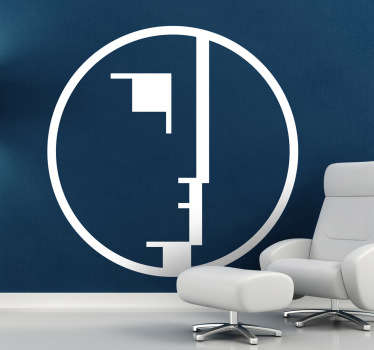 Koristeellinen vinyyli bauhaus -logo - Tenstickers