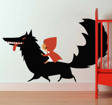 Red Riding Hood & The Wolf - TenStickers