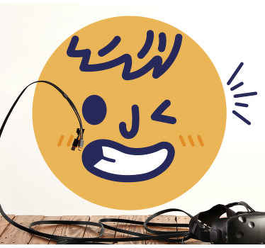 čustveni simboli, ki naredijo nalepko za steno - TenStickers