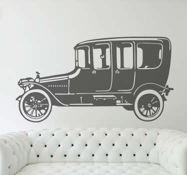Vintage Car Sticker - TenStickers
