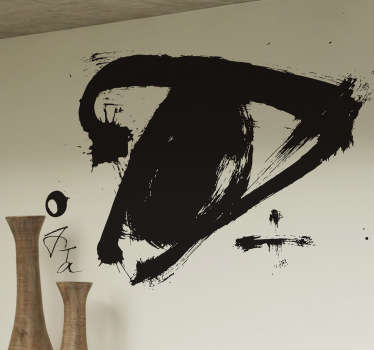 Tàpies Drawing Sticker - TenStickers