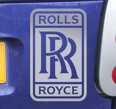 Vinilo decorativo marca Rolls Royce - TenVinilo