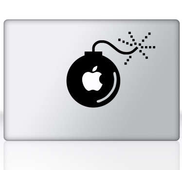 Autocollant bombe Apple - TenStickers