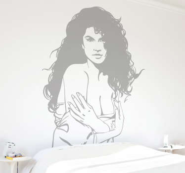 Female Desire Wall Sticker - TenStickers