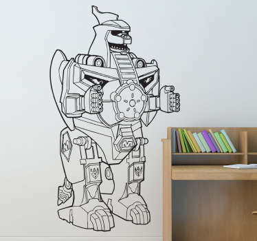 Dragonzord Power Ranger kinderen sticker - TenStickers