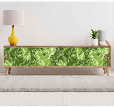 Monstera-kasvien suunnittelu Huonekalutarrat - Tenstickers