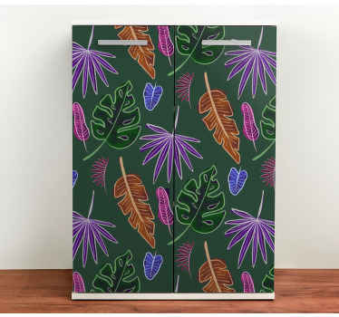 Klebefolie Möbel Geometrische neon-patella - TenStickers