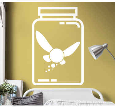 냄비에 요정 젤다 동화 스티커 - TenStickers