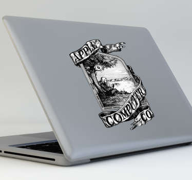 Vinilos decorativos apple logo antiguo mac - TenVinilo