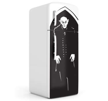 Celebrate one of the most influential movies of all time with this haunting Nosferatu fridge decal! Extremely long-lasting material.