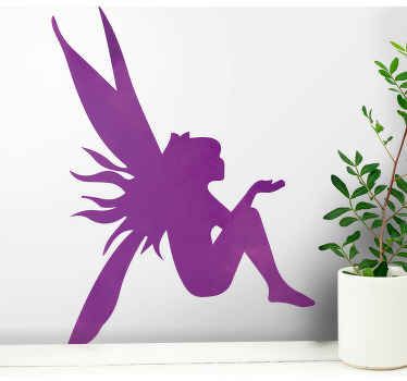Lovely design purple fairy tale sticker - TenStickers