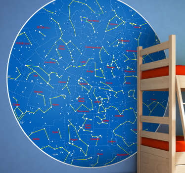 Vinilo constelaciones hemisferio sur - TenVinilo