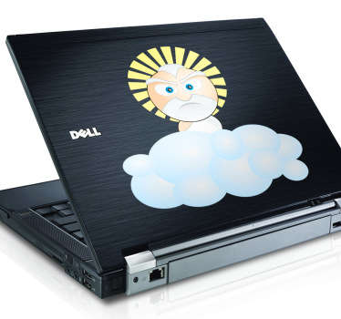 God Laptop Sticker - TenStickers