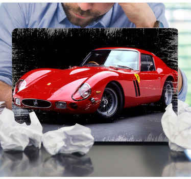 Sticker Ordinateur Portable Ferrari 250 gto - TenStickers