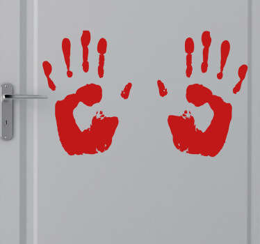 Sticker empreinte de mains - TenStickers