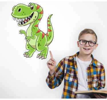 Sticker Dinosaure amusant de bande dessinée - TenStickers