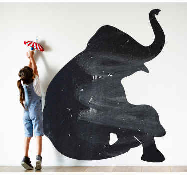 Amazing elephant design write on sticker - TenStickers