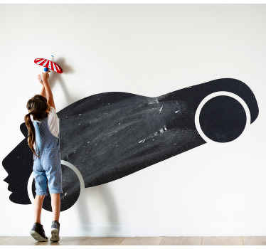 Csodálatos sportautó tervezés írjon matricára - TenStickers