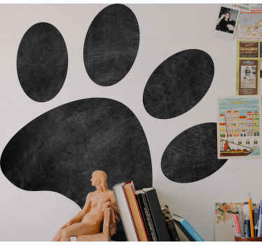 Vinilo pizarra Diseño lindo de la pata del perro - TenVinilo