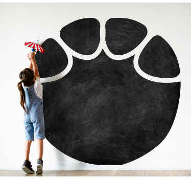 Vinilo pizarra Diseño lindo de la pata del elefante - TenVinilo